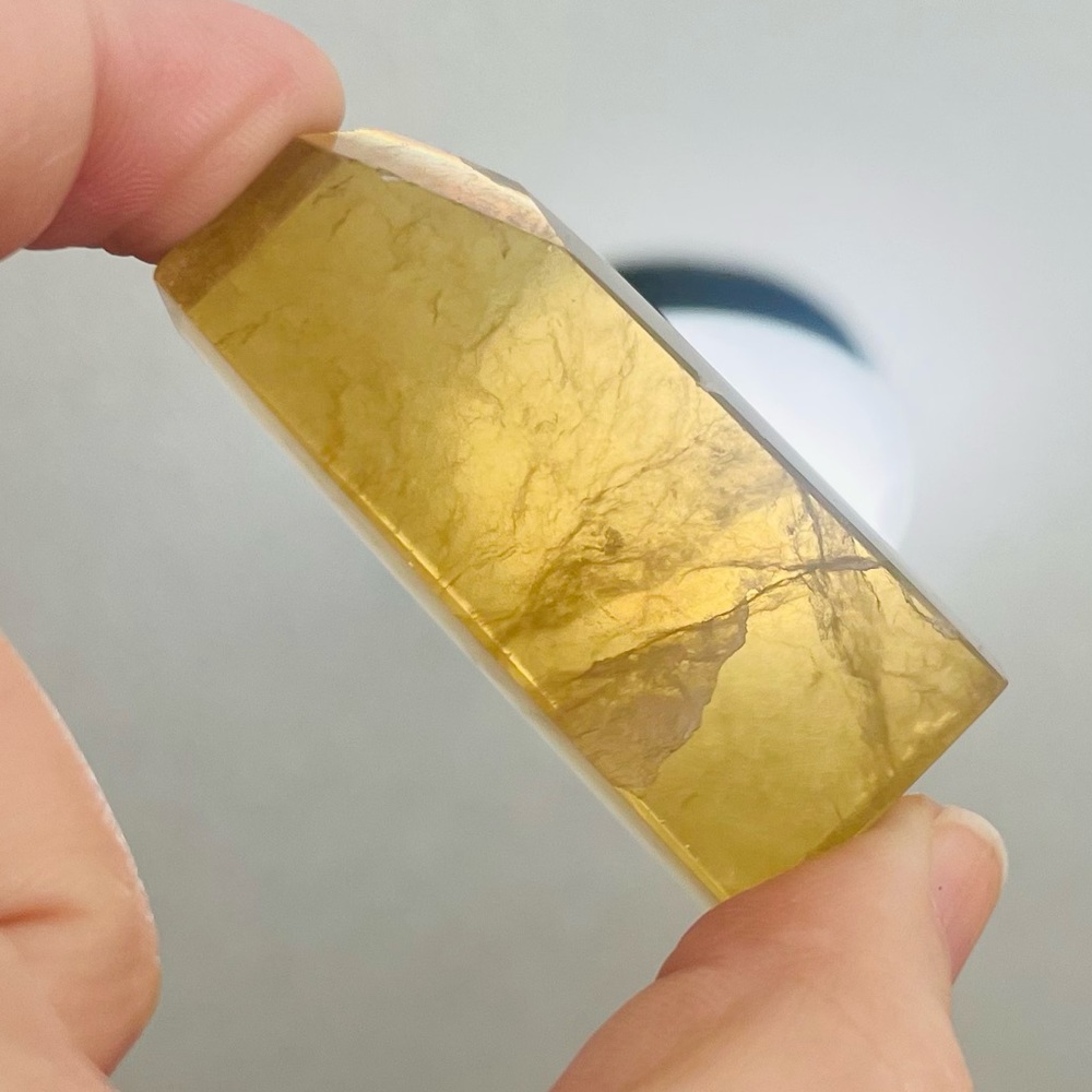 Yellow fluorite